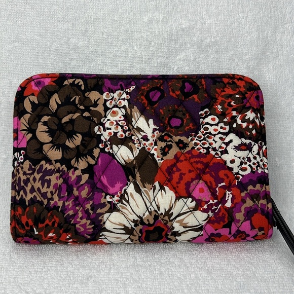 Vera Bradley Women's Floral Wallet - Purple and Red - Picture 2 of 7